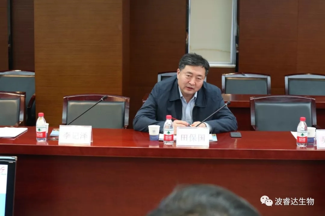 Tian Baoguo, deputy director of the Ministry of Science and Technology of the Ministry of Science and Technology, inspected the enterprise